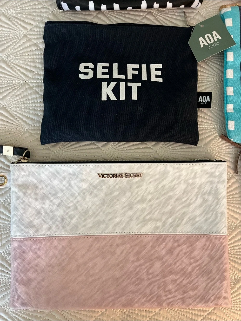 Bundle Lot 8 New Make Up Cosmetic Travel Purse Bags